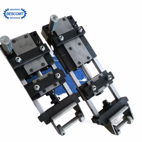 Alimentadores neumáticos hidráulicos Alimentador de aire para punzonadora Máquina alimentadora de tiras de bobina para material de acero metálico 200*300*700 380, 220 V Opcional Hecho en China Besco